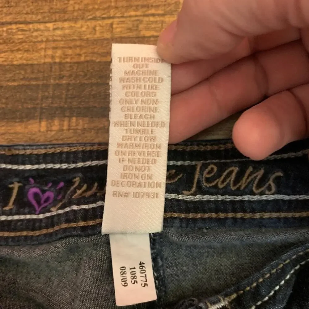 JUSTICE Girl’s Simply Low Dark Wash Skinny Jeans / Size: 6 Slim